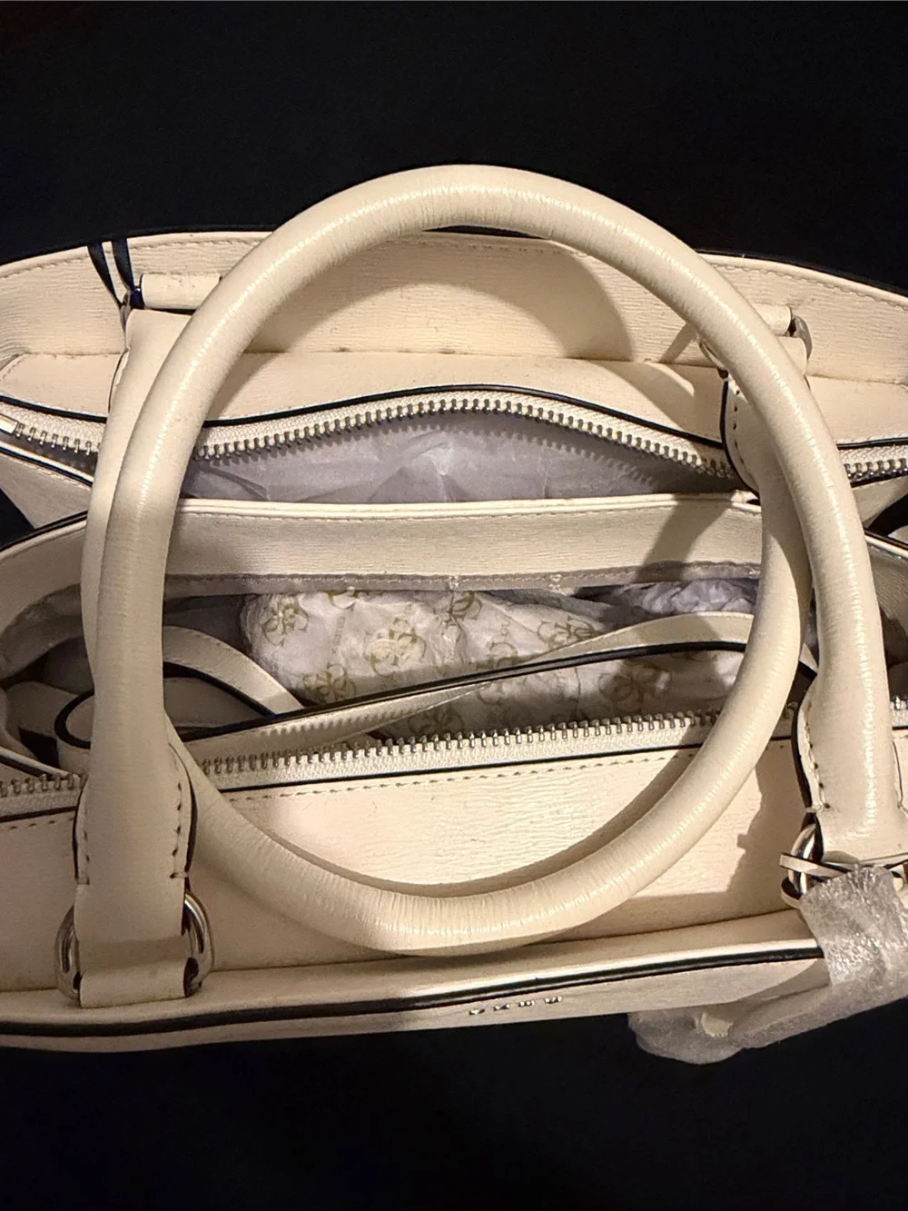 Dkny structured satchel